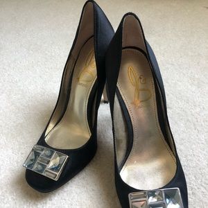 Black Jewel High Heels